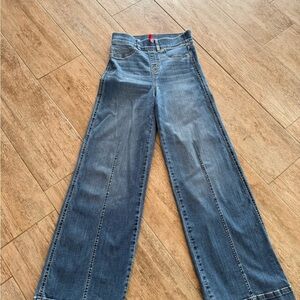 SPANX Light Blue Wide Leg Jeans